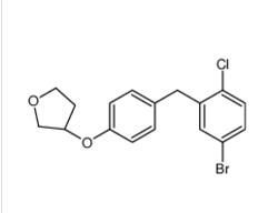 Furan, 3-[4-[(5-broMo-2-chlorophenyl)Methyl]phenoxy]tetrahydro-, (3S)
