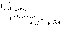 2-Oxazolidinone,5-(azidomethyl)-3-[3-fluoro-4-(4-morpholinyl)phenyl]-,(5R)