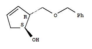 3-Cyclopenten-1-ol,2-[(phenylmethoxy)methyl]-, (1S,2R)