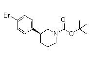(3S)-3-(4-Bromophenyl)-1-piperidinecarboxylic acid 1,1-dimethylethyl ester