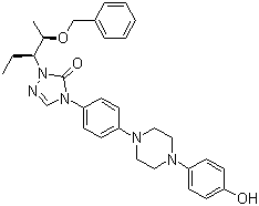 3H-1,2,4-Triazol-3-one,2-[(1S,2S)-1-ethyl-2-(phenylmethoxy)propyl]-2,4-dihydro-4-[4-[4-(4-hydroxyphenyl)-1-piperazinyl]phenyl]