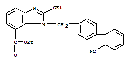 1H-Benzimidazole-7-carboxylicacid-1-[(2′cyano[1,1′- biphenyl]-4-yl)methyl]-2-ethoxy-ethylester