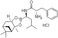 Benzenepropanamide, a-amino-N-[(1R)-1-[(3aS,4S,6S,7aR)-hexahydro-3a,5,5-trimethyl-4,6-methano-1,3,2-benzodioxaborol-2-yl]-3-methylbutyl]-,hydrochloride (1:1), (aS)