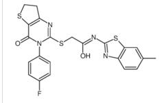 2-{[3-(4-Fluorophenyl)-4-oxo-3,4,6,7-tetrahydrothieno[3,2-d]pyrim idin-2-yl]sulfanyl}-N-(6-methyl-1,3-benzothiazol-2-yl)acetamide