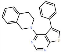 4-(3,4-dihydroisoquinolin-2(1H)-yl)-5-phenylthieno[2,3-d]pyrimidine