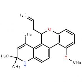 5-Allyl-10-methoxy-2,2,4-trimethyl-2,5-dihydro-1H-1-benzopyrano[3,4-f]quinoline
