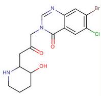 4(3H)-Quinazolinone,7-bromo-6-chloro-3-[3-(3-hydroxy-2-piperidinyl)-2-oxopropyl]