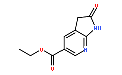 1H-Pyrrolo[2,3-b]pyridine-5-carboxylic acid, 2,3-dihydro-2-oxo-, ethyl ester