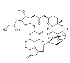B-1794; NSC-707390; ER-076349; (2R,3R,3aS,7R,8aS,9S,10aR,11S,12R,13aR,13bS,15S,18S,21S,24S,26R,28R,29aS)-2-[2(S),3-Dihydroxypropyl]-3-methoxy-26-methyl-20,27-bis(methylene)-11,15:18,21:24,28-triepoxy-7,9-ethano-12,15-methanoperhydro9H,15H-furo[3,2-i]furo[