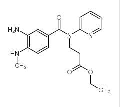 ethyl 3-[[3-amino-4-(methylamino)benzoyl]-pyridin-2-ylamino]propanoate  212322-56-0