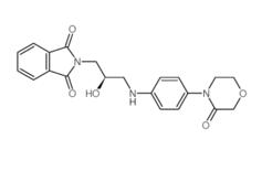 (R)-2-(2-Hydroxy-3-((4-(3-oxomorpholino)phenyl)amino)propyl)isoindoline-1,3-dione  446292-07-5