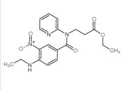 Ethyl 3-(4-(ethylamino)-3-nitro-N-(pyridin-2-yl)benzamido)propanoate  429659-01-8