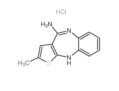 4-Amino-2-methyl-10H-thieno[2,3-b][1,5]-benzodiazapine, Hydrochloride 138564-60-0