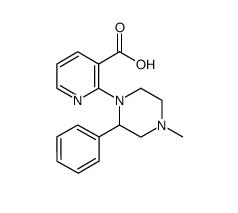 2-(4-Methyl-2-phenylpiperazin-1-yl)nicotinic acid  61338-13-4