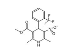 1,4-Dihydro-2,6-dimethyl-3-nitro-4-(2-trifluoromethylphenyl)-pyridine-5-carboxylic acid methyl ester  71145-03-4