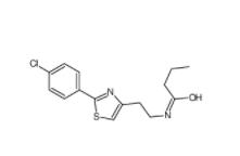 N-[2-[2-(4-chlorophenyl)-1,3-thiazol-4-yl]ethyl]butanamide  932986-18-0