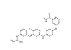 4-{4-[(4-{[3-(Acryloylamino)phenyl]amino}-5-fluoro-2-pyrimidinyl) amino]phenoxy}-N-methyl-2-pyridinecarboxamide  1202759-32-7