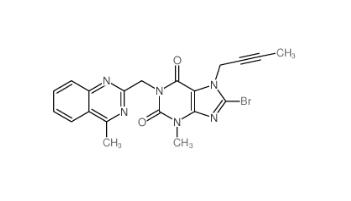 8-bromo-7-but-2-ynyl-3-methyl-1-[(4-methylquinazolin-2-yl)methyl]purine-2,6-dione  853029-57-9