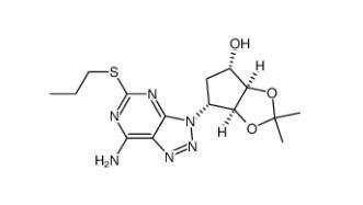 [3aR-(3aα,4α,6α,6aα)]-6-[7-Amino-5-(propylthio)-3H-1,2,3-triazolo[4,5-d]-pyrimidin-3-yl]-tetrahydro-2,2-dimethyl-4H-cyclopenta-1,3-dioxol-4-ol  274693-22-0