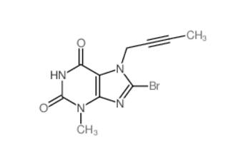 8-Bromo-7-(but-2-yn-1-yl)-3-methyl-1H-purine-2,6(3H,7H)-dione  666816-98-4
