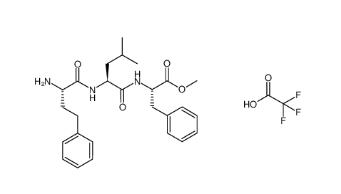(S)-methyl 2-((S)-2-((S)-2-amino-4-phenylbutanamido)-4-methylpentanamido)-3-phenylpropanoate trifluoroacetic acid  868539-99-5