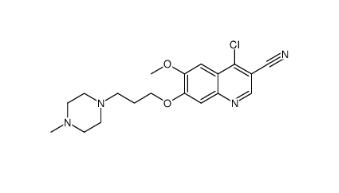 4-chloro-6-methoxy-7-(3-(4-methylpiperazin-1-yl)propoxy)quinoline-3-carbonitrile  492444-39-0