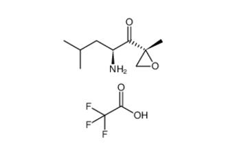 (S)-2-Amino-4-methyl-1-((R)-2-methyloxiran-2-yl)pentan-1-one 2,2,2-trifluoroacetate  247068-85-5