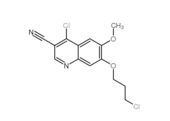 4-Chloro-7-(3-chloropropoxy)-6-methoxyquinoline-3-carbonitrile  214470-68-5