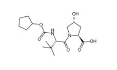 (2S,4R)-1-((S)-2-(cyclopentyloxycarbonylamino)-3,3-dimethylbutanoyl)-4-hydroxy-pyrrolidine-2-carboxylic acid  877069-25-5