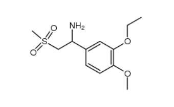 2-(3-ethoxy-4-methoxyphenyl)-1-(methylsulfonyl)eth-2-ylamine  253168-94-4