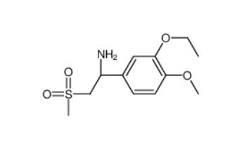 (1S)-1-(3-ethoxy-4-methoxyphenyl)-2-methylsulfonylethanamine  608141-42-0