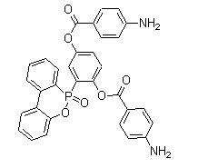 2-(6-Oxido-6H-dibenz[c,e][1,2]oxaphosphorin-6-yl)-1,4-benzenediol 1,4-bis(4-aminobenzoate)  1316607-14-3