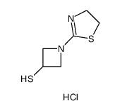 1-(4,5-dihydro-1,3-thiazol-2-yl)azetidine-3-thiol,hydrochloride  179337-57-6