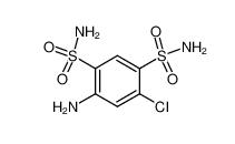 4-Amino-6-chlorobenzene-1,3-disulfonamide  121-30-2