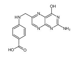 4-{[(2-amino-4-hydroxypteridin-6-yl)methyl]amino}benzoic acid  119-24-4