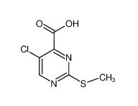 5-Chloro-2-(methylthio)pyrimidine-4-carboxylic acid  61727-33-1