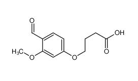 4-(4-Formyl-3-methoxyphenoxy)butanoic Acid  309964-23-6