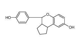 (3aS,4R,9bR)-4-(4-hydroxyphenyl)-1,2,3,3a,4,9b-hexahydrocyclopenta[c]chromen-8-ol  533884-09-2