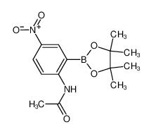 N-(4-Nitro-2-(4,4,5,5-tetramethyl-1,3,2-dioxaborolan-2-yl)phenyl)acetamide  1150271-73-0