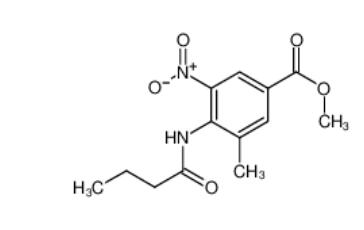 Methyl 4-(butyrylamino)-3-methyl-5-nitrobenzoate 152628-01-8