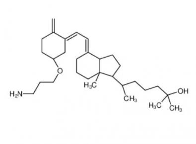 (6R)-6-[(1R,3aS,4E,7aR)-4-[(2Z)-2-[(5S)-5-(3-aminopropoxy)-2-methylidenecyclohexylidene]ethylidene]-7a-methyl-2,3,3a,5,6,7-hexahydro-1H-inden-1-yl]-2-methylheptan-2-ol  163018-26-6