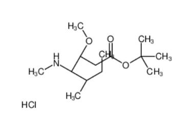 2-Methyl-2-propanyl (3R,4S,5S)-3-methoxy-5-methyl-4-(methylamino) heptanoate hydrochloride (1:1)  120205-48-3