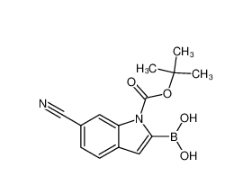(1-(tert-Butoxycarbonyl)-6-cyano-1H-indol-2-yl)boronic acid  913835-67-3
