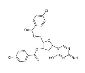 [(2R,3S,5S)-5-(4-amino-2-oxo-1,3,5-triazin-1-yl)-3-(4-chlorobenzoyl)oxyoxolan-2-yl]methyl 4-chlorobenzoate  1034301-08-0