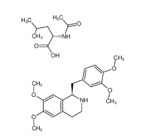 2-acetamido-4-methylpentanoic acid,1-[(3,4-dimethoxyphenyl)methyl]-6,7-dimethoxy-1,2,3,4-tetrahydroisoquinoline  141109-12-8