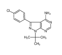 1-tert-butyl-3-(4-chlorophenyl)pyrazolo[3,4-d]pyrimidin-4-amine  172889-27-9