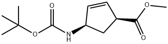 168683-02-1 4-[[(1,1-DIMETHYLETHOXY)CARBONYL]AMINO]-2-CYCLOPENTENE-1-CARBOXYLIC ACID METHYL ESTER