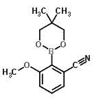 2-(5,5-Dimethyl-1,3,2-dioxaborinan-2-yl)-3-methoxybenzonitrile  883898-97-3