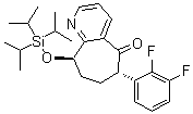 (6S,9R)-6-(2,3-Difluorophenyl)-6,7,8,9-tetrahydro-9-[[tris(1-methylethyl)silyl]oxy]-5H-cyclohepta[b]pyridin-5-one  1190363-46-2