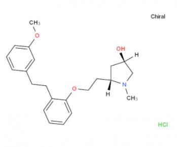 (2R,4R)-5-[2-[2-[2-(3-Methoxyphenyl)ethyl]phenoxy]ethyl]-1-methyl-3-pyrrolidinol hydrochloride  167144-80-1